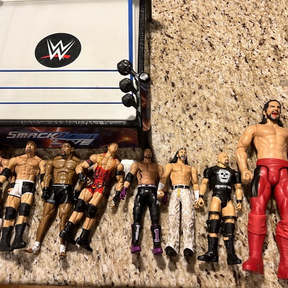 WWE Figures and Ring - Picture 9 of 11
